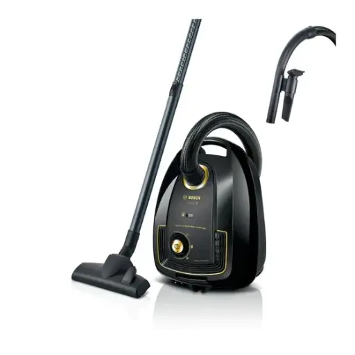 [BGL38GOLD] Bosch Series 4 Bagged Vacuum Cleaner, 2000 Watt, Black and Gold - BGL38GOLD 