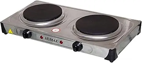 Humax Stainless Steel Heater - 2 Eye, 2000W  BM-04A-1