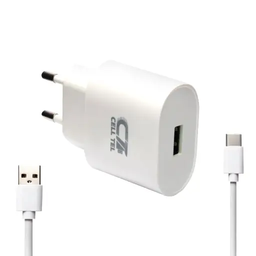 Cell Tel Fast Type C Charger, QC3.0, 20 Watt - Turbo5