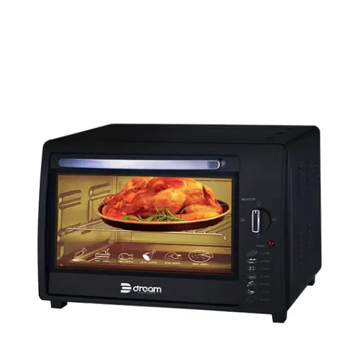 [DR-13060] Dream Electric Oven, 40 Liters, 1200 Watt, Black - DR-13060 