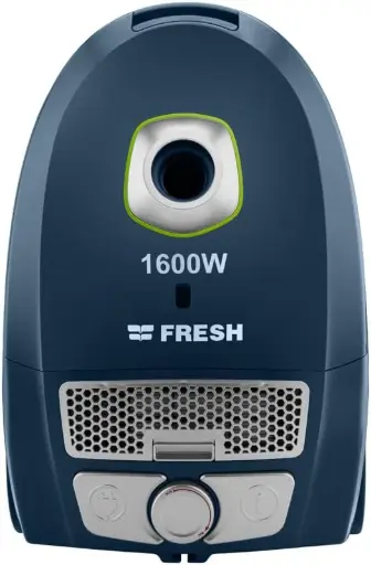 [500020639] Fresh Vacuum Cleaner Faster 1600 Watt with Bag - Grey- 500020639