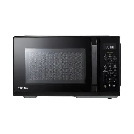 [MW3-EG25PEI(BK)] Toshiba Microwave 25 Liter, 1000 Watt, With Grill, Origin Inverter, Black Mirror- MW3-EG25PEI(BK) 