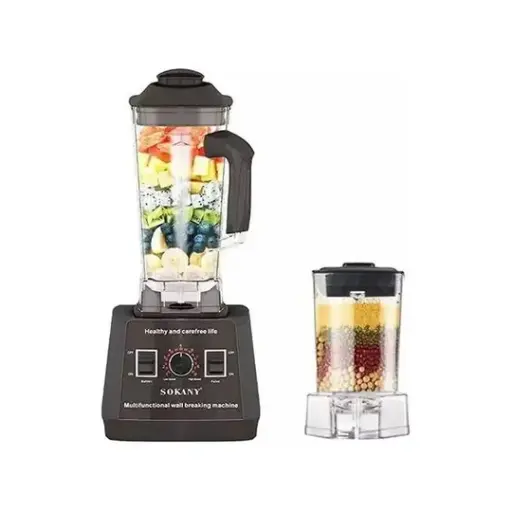 [SK-666N] Sokany Blender, 5000 Watt, 2.5 Liter, 9 Speeds - SK-666N