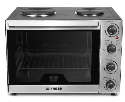 [500017392] Fresh Electric Oven, 65 Litres, 2200 Watts, Grill, Fan, Stainless Steel, FR-6503RCL-HP - 500017392 