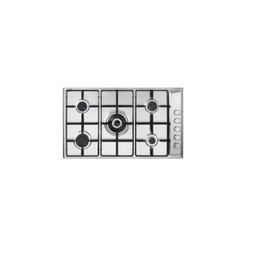 [EN90-544XD] Elba Built-in Gas hob, 90 cm, 5 Burners, Stainless - EN90-544XD 