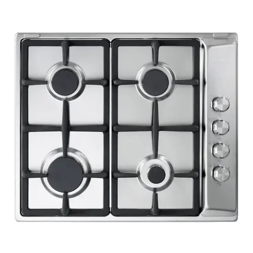 [ENS65-444XD] Elba Gas Hob, 4 Burners, 60 cm, Stainless - ENS65-444XD 