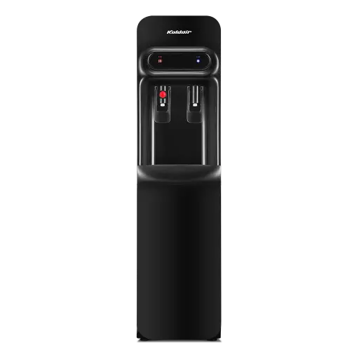 Koldair Classic Water Dispenser, Top-Load, Slim, Hot and Cold Taps, Black 