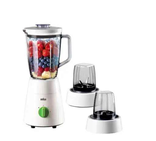 [JB0153WH] Braun Countertop Blender, 1.75 Liter, 500 Watt, White - JB0153WH